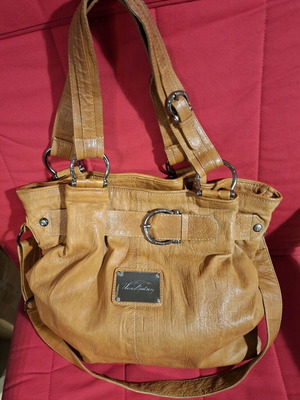 Burberry shoulder bag used, leather tan