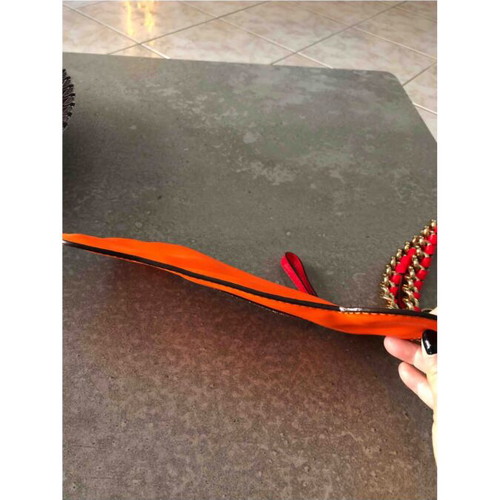 Frankie Morello clutch orange like new