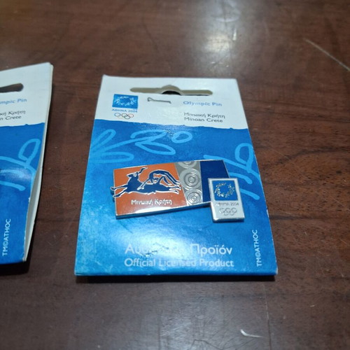 Olympic pins 2004 set of 2 new