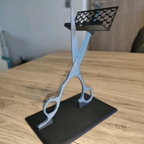Business card holder shaped like scissors new