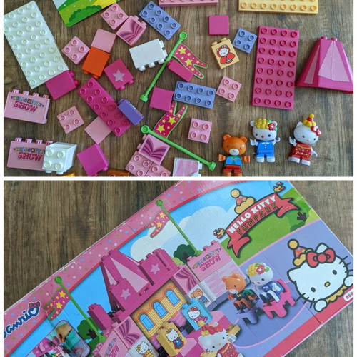 Hello Kitty Sanrio Funpark Blocks Used With Box