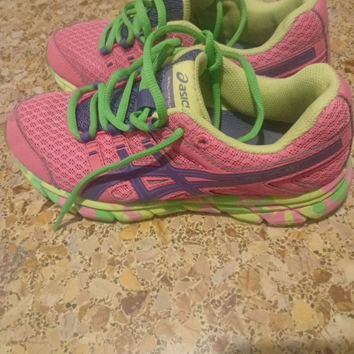 Asics athletic shoes like new, multicolor size 36