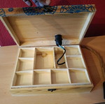 Handmade table lamp new with switch