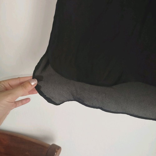 Transparent asymmetrical blouse like new