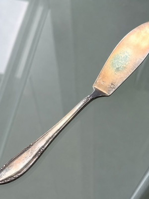 Silver-plated Bracia Henneberg Serving Spatula 1930 used, collectible