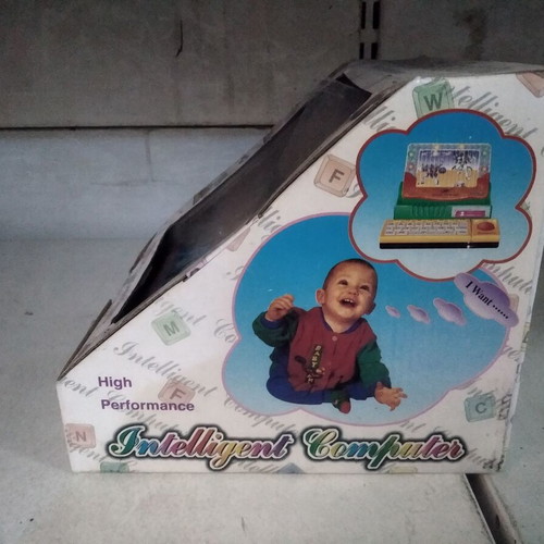 Intelligent Computer vintage children's toy with sound and light functions