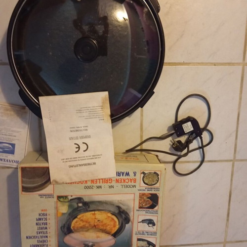 Portable cooking stove used, electric autonomous