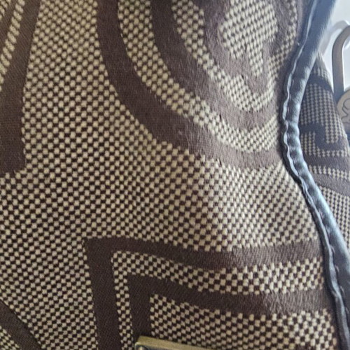 Tous shoulder bag used, fabric beige and brown