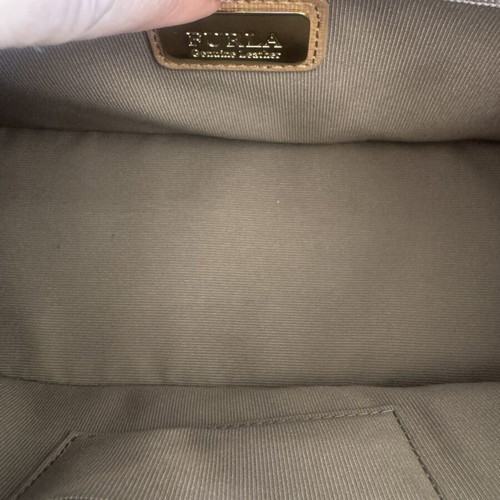 Furla Bella shoulder bag large size beige like new