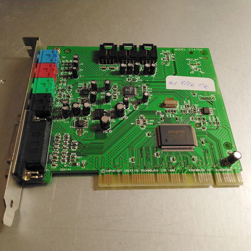 Creative Labs CT4750 PCI sound card used