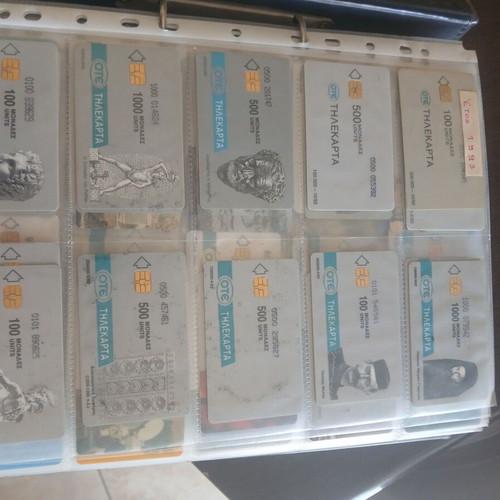 Phone card collection 650+ pieces, like new condition, 1992-2002