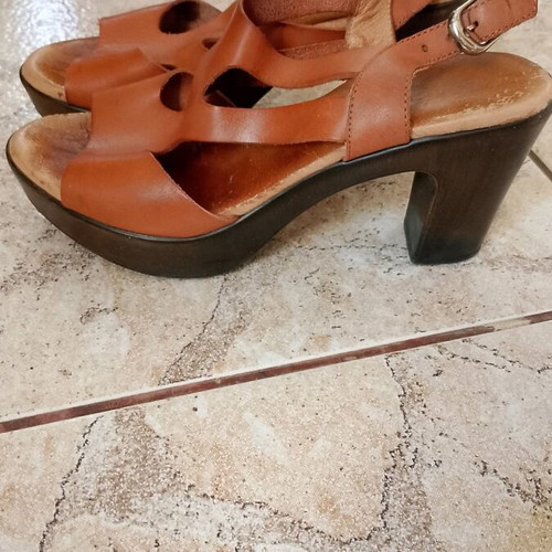 Eva Frutos sandals used, brown, size 38