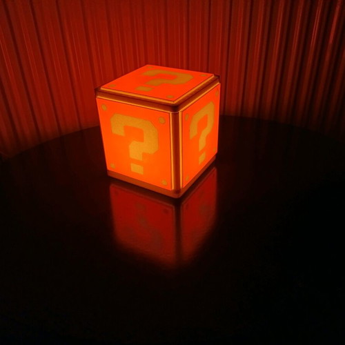 Super Mario Question Block Lamp like new