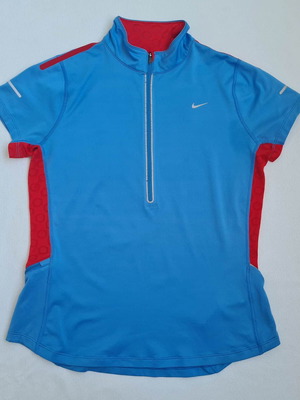 Nike Dri-Fit women's running sports shirt size L with pockets