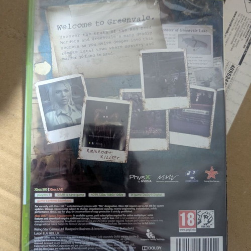Deadly Premonition Xbox 360 new action adventure game