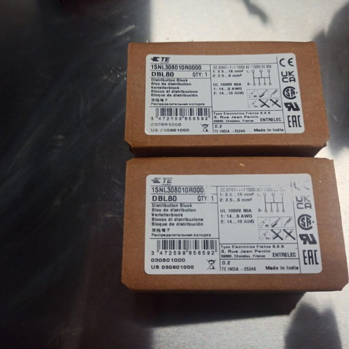 TE Connectivity ENTRELEC DBL80 power distribution block 80A