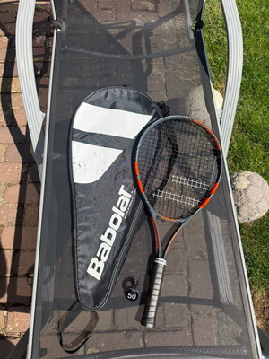 Babolat Kinder Tennisracket used, L0 grip, 250 gram, orange gray