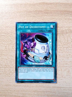 Yu-Gi-Oh! Pot of Dichotomy Spell Card near mint