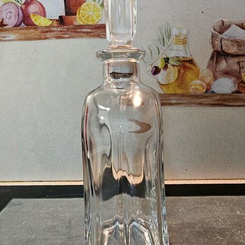 Bormioli Rocco Capitol Glass Decanter 700ml like new with Metaxa engraving