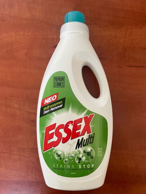 Essex Multi Stains Stop Liquid Laundry Detergent 1.6lt New (32 Measures)