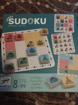 Crazy Sudoku Djeco like new logic board game for kids