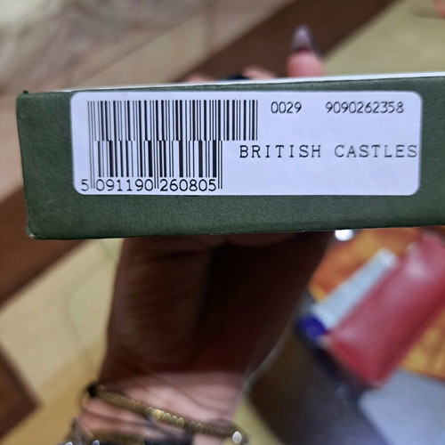 Harrod's Knightsbridge British Castles coasters with cork, new set of 6
