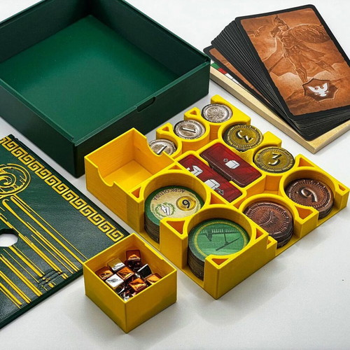 7 Wonders Duel Board Game Organizer with Expansions Insert