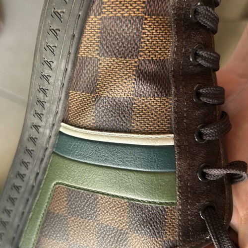 Louis Vuitton casual shoes used, size 45, brown