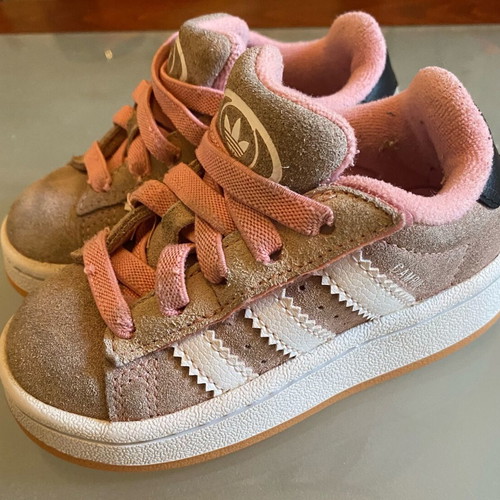Adidas Ortholite kids shoes like new, suede with leather details