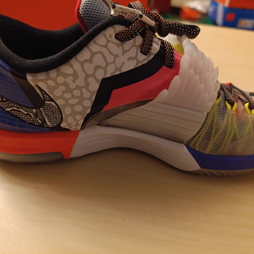 Nike KD 7 "What The" basketball shoes like new, multicolor, size 42
