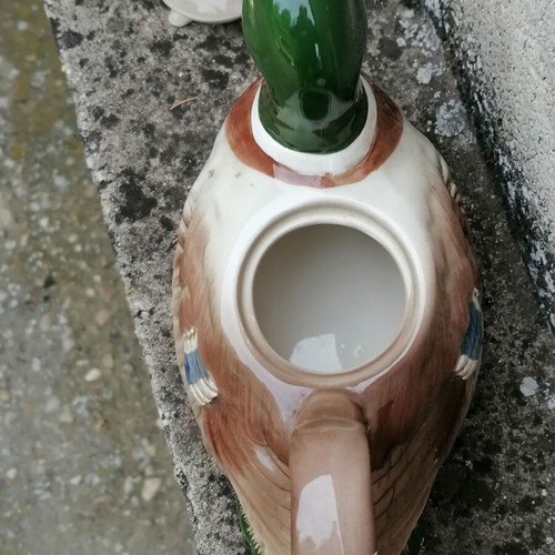 Duck teapot used, set of 2 Japanese