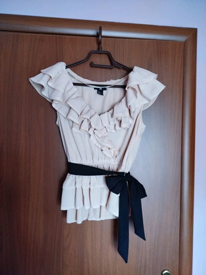 H&M women's top used, pink, size S