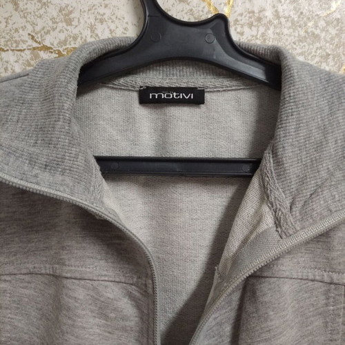 Motivi women's sports zip-up jacket, light grey