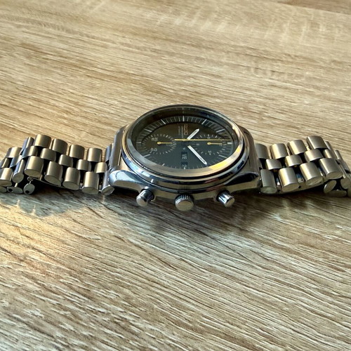 Seiko Vintage Chronograph Jumbo 6138-3003 like new, black