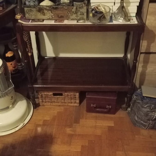 Trolley bar used, two-seater with wheels