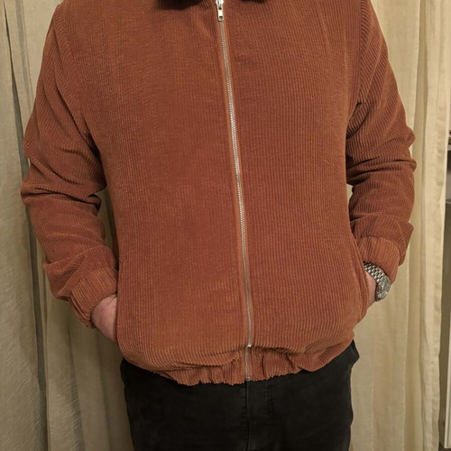 Men's corduroy outerwear orange like new XL