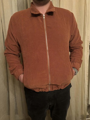 Men's corduroy outerwear orange like new XL