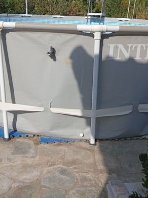 Πισίνα Intex Prism Frame Premium στρογγυλή 4.57×1.22μ με σκάλα και φίλτρο