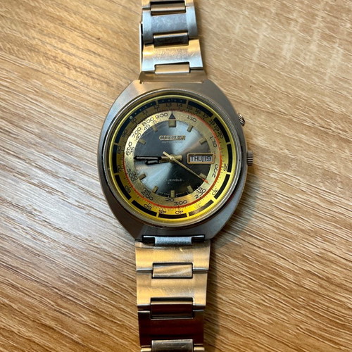 Citizen Aviation Pilots Watch vintage used with bracelet