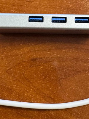 USB хъб (Digitus) 3-портов и Gigabit Ethernet