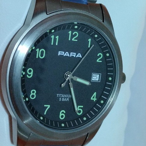 Para Titanium Edition German watch with Citizen Japan movement
