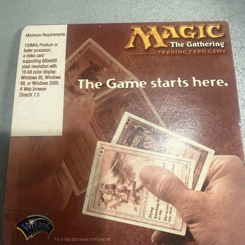 Magic: The Gathering Starter Level Demo PC CD-ROM like new