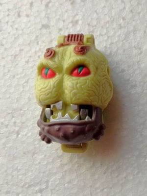 Blue Bird Toys Mighty Max Shrunken Head Brain Face like new
