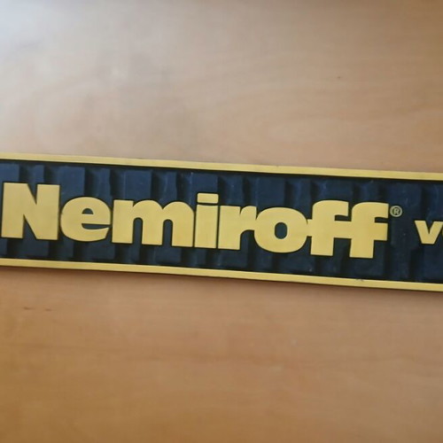 Bar mat Vodka Nemiroff used