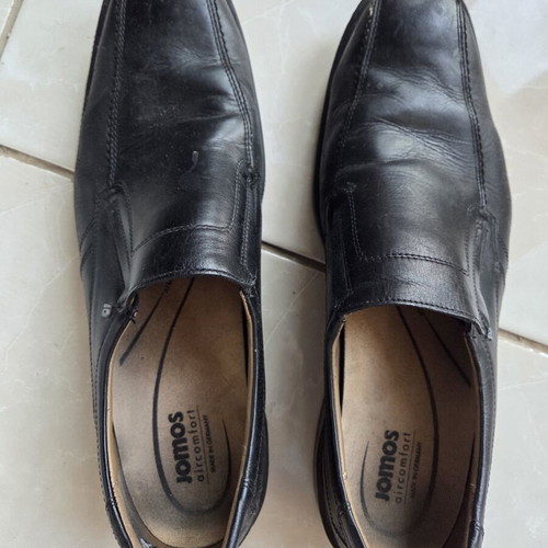 Jomos men's casual shoes size 47 used, black, anatomical insole