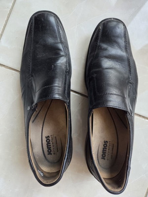 Jomos men's casual shoes size 47 used, black, anatomical insole