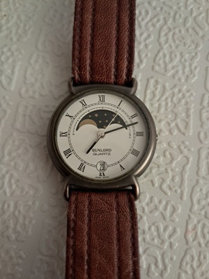 Sunlord wristwatch with moon phase