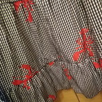 Summer dress with lobster print, like new, sizes XL and XXL