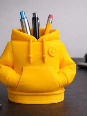 Hoodie 3D Printed Pencil Holder new for Office