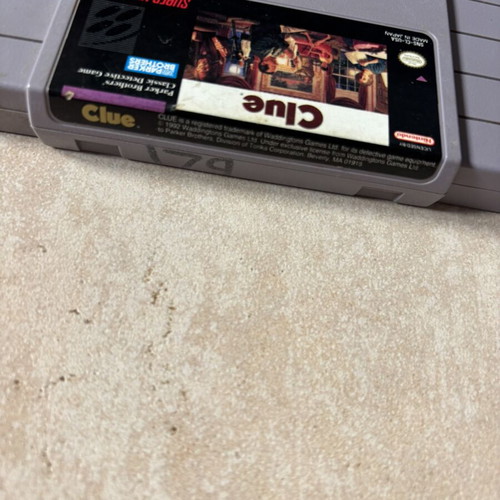 Clue Super Nintendo SNES American version